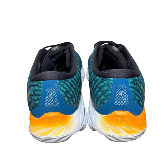 Mizuno wave inspire 19 Men\'s Teal and Orange Athletic Shoes size 10 main image 4
